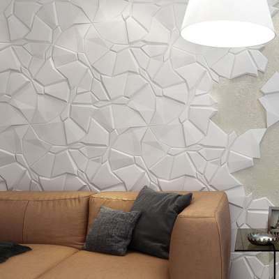 residential wood wall cladding for  living room wall decoration