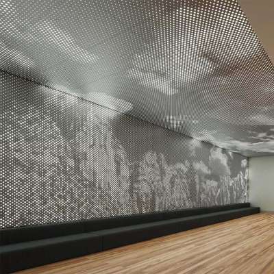 decorative hotels perforated metal ceiling