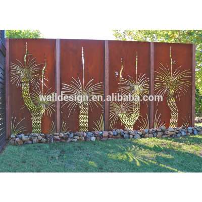 Beautiful design laser cut outdoor metal screen